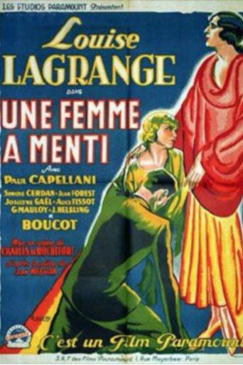 Une femme a menti film afişi