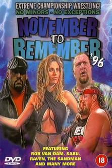 ECW November to Remember 1996 film afişi
