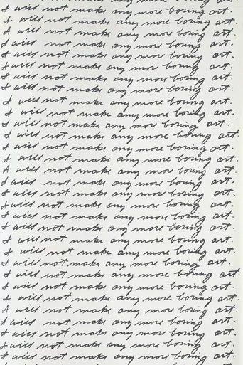 I Will Not Make Any More Boring Art film afişi