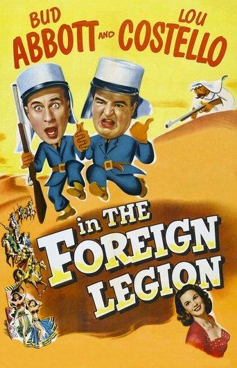 Bud Abbott and Lou Costello in the Foreign Legion film afişi