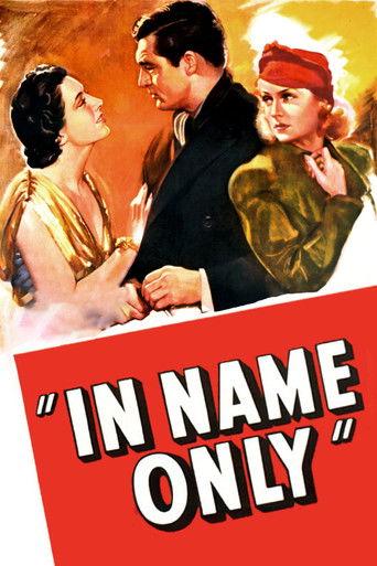 In Name Only film afişi