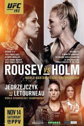 UFC 193: Rousey vs. Holm film afişi