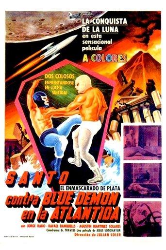 Santo vs. Blue Demon in Atlantis film afişi