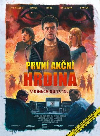 První akční hrdina film afişi