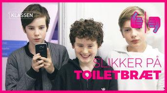 Licking on toilet seat