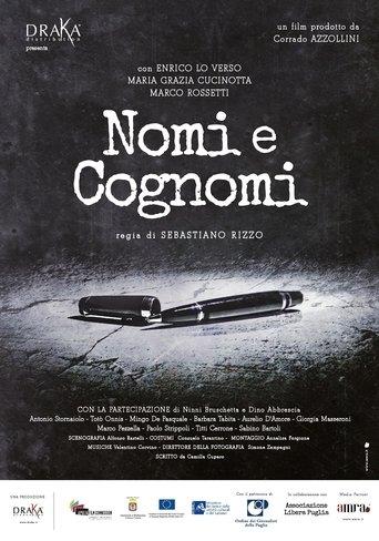 Nomi e cognomi film afişi
