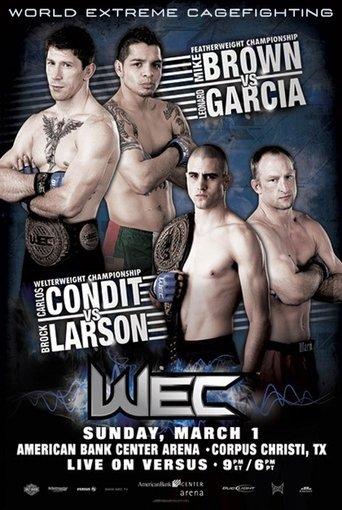 WEC 39: Brown vs. Garcia film afişi