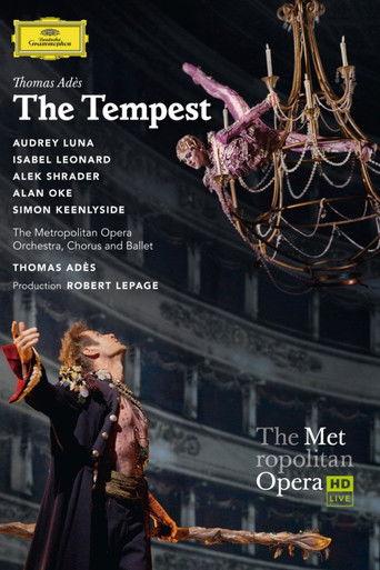 The Metropolitan Opera: The Tempest film afişi