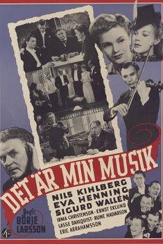 Det är min musik film afişi