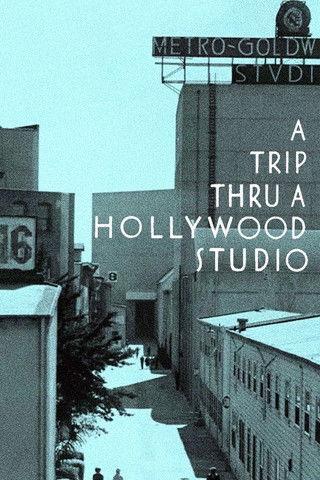 A Trip Thru a Hollywood Studio film afişi