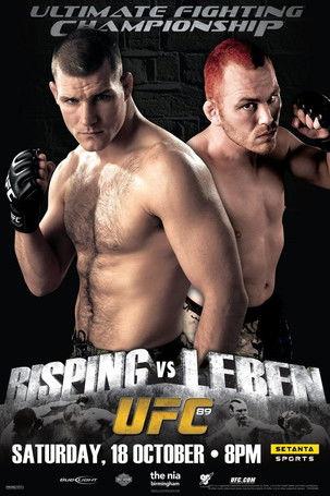 UFC 89: Bisping vs. Leben film afişi