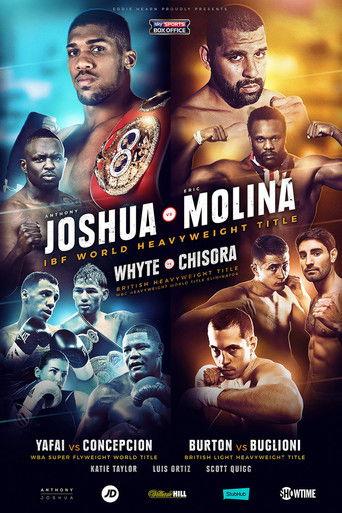 Anthony Joshua vs. Eric Molina film afişi