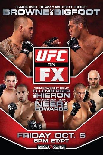 UFC on FX 5: Browne vs. Bigfoot film afişi