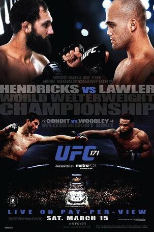 UFC 171: Hendricks vs. Lawler film afişi