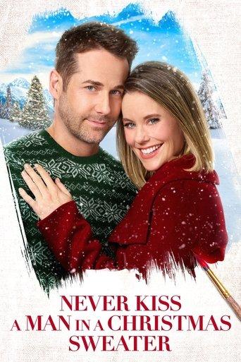 Never Kiss a Man in a Christmas Sweater film afişi