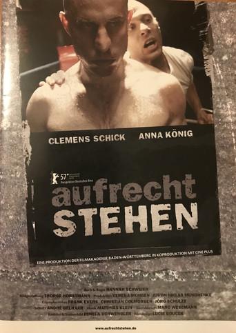 Aufrecht stehen film afişi