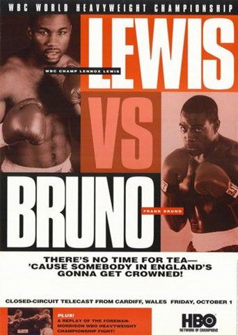 Lennox Lewis vs. Frank Bruno | WBC World Heavyweight Championship film afişi
