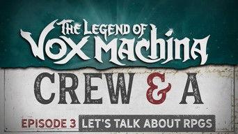 Crew & A Episode 3: Let's Talk About RPGs!