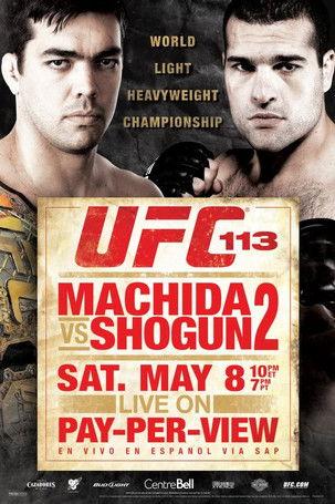 UFC 113: Machida vs. Shogun 2 film afişi
