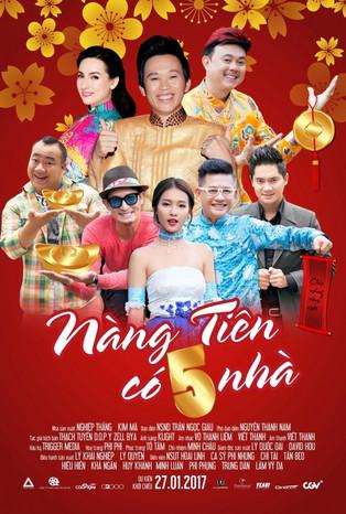 Nàng tiên có 5 nhà film afişi