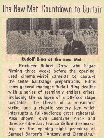 The New Met: Countdown to Curtain film afişi