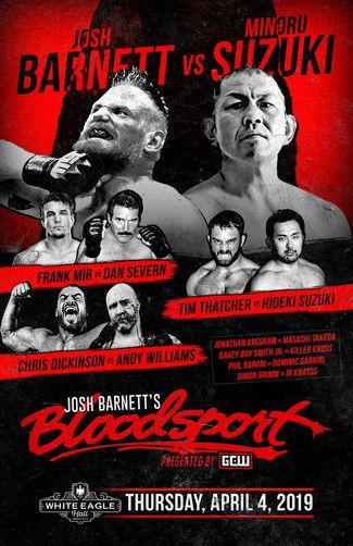GCW: Josh Barnett’s Bloodsport film afişi