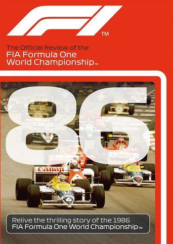 1986 FIA Formula One World Championship Season Review film afişi