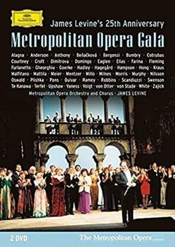 Metropolitan Opera Gala James Levine's 25th Anniversary film afişi