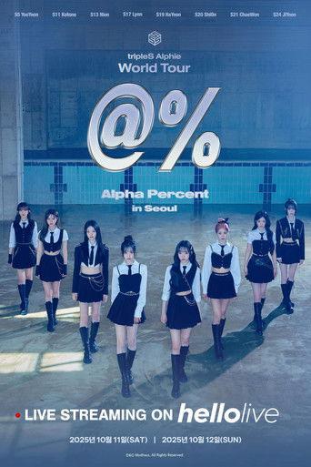 tripleS Alphie World Tour Alpha Percent in Seoul day2 film afişi