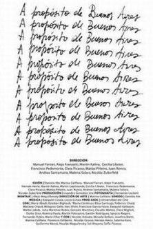 About Buenos Aires film afişi