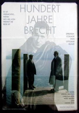 Hundert Jahre Brecht film afişi