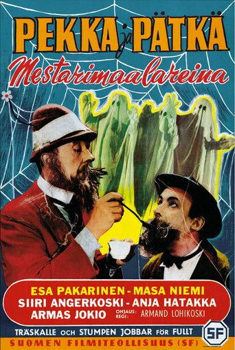Pekka ja Pätkä mestarimaalareina film afişi