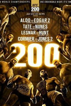 UFC 200: Tate vs. Nunes film afişi