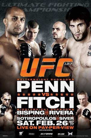 UFC 127: Penn vs. Fitch film afişi