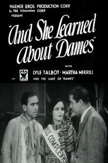 And She Learned About Dames film afişi