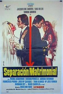 Separación matrimonial film afişi
