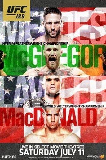UFC 189: Mendes vs. McGregor film afişi