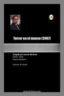 Terror en el museo film afişi