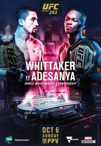 UFC 243: Whittaker vs. Adesanya film afişi