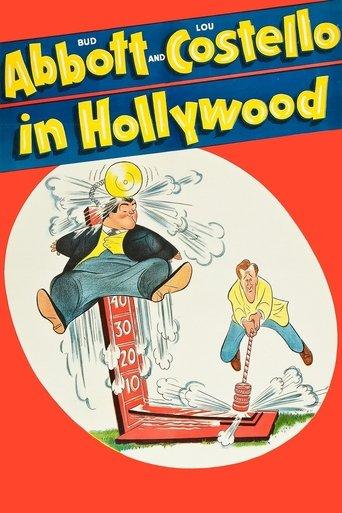 Bud Abbott and Lou Costello in Hollywood film afişi