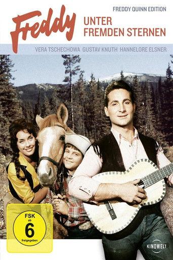 Freddy unter fremden Sternen film afişi
