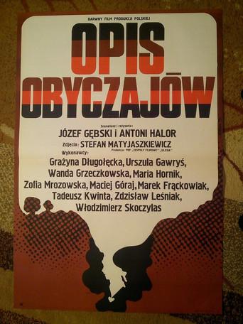 Opis obyczajów film afişi
