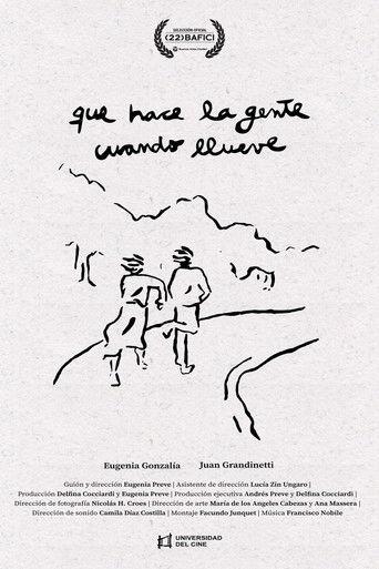 Qué hace la gente cuando llueve film afişi