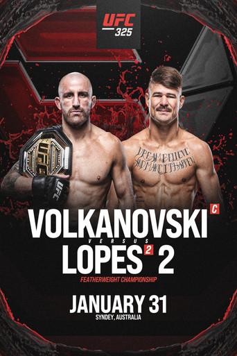 UFC 325: Volkanovski vs. Lopes 2 film afişi