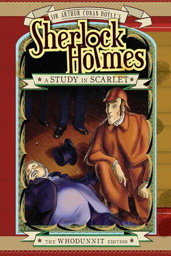 Sherlock Holmes and a Study in Scarlet film afişi