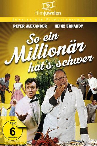So ein Millionär hat's schwer film afişi