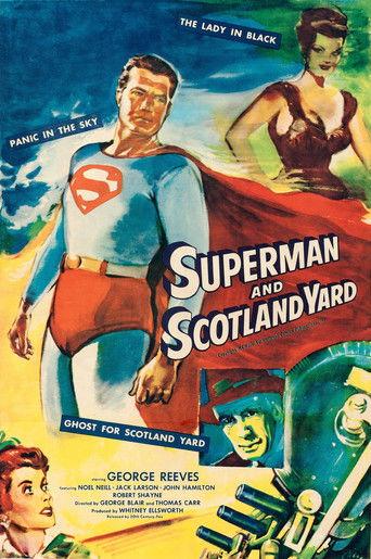 Superman and Scotland Yard film afişi