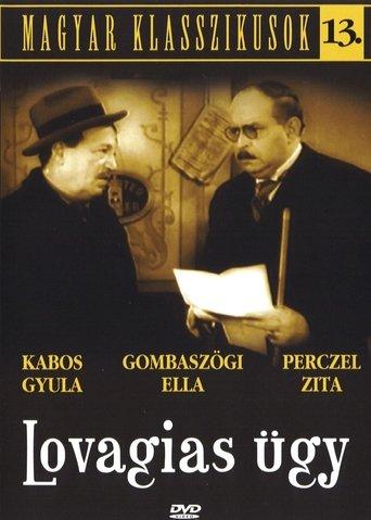 Lovagias ügy film afişi
