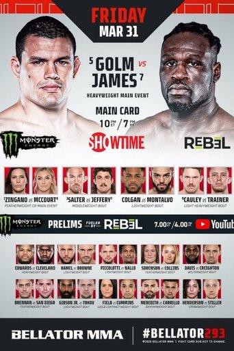 Bellator 293: Golm vs. James film afişi