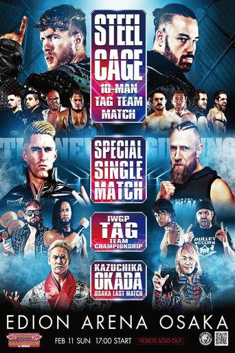 NJPW The New Beginning in Osaka 2024 film afişi